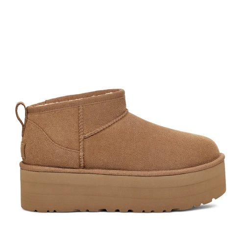 Bota UGG Classic Ultra Mini Plataforma Caramelo