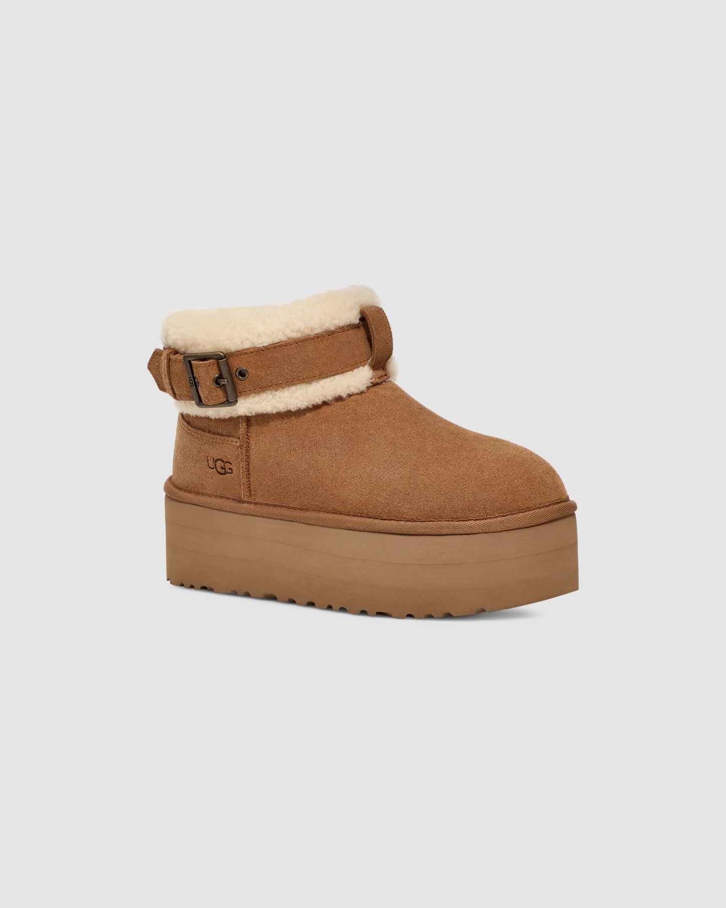 UGG Ultra Mini Belted Roller Chestnut